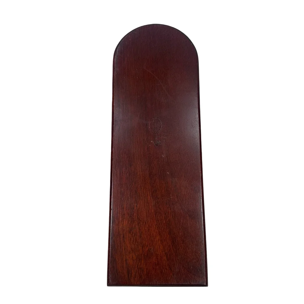 Vintage Williamsburg Restoration C4W Wine Bottle Server Brown Mahogany Wood‎